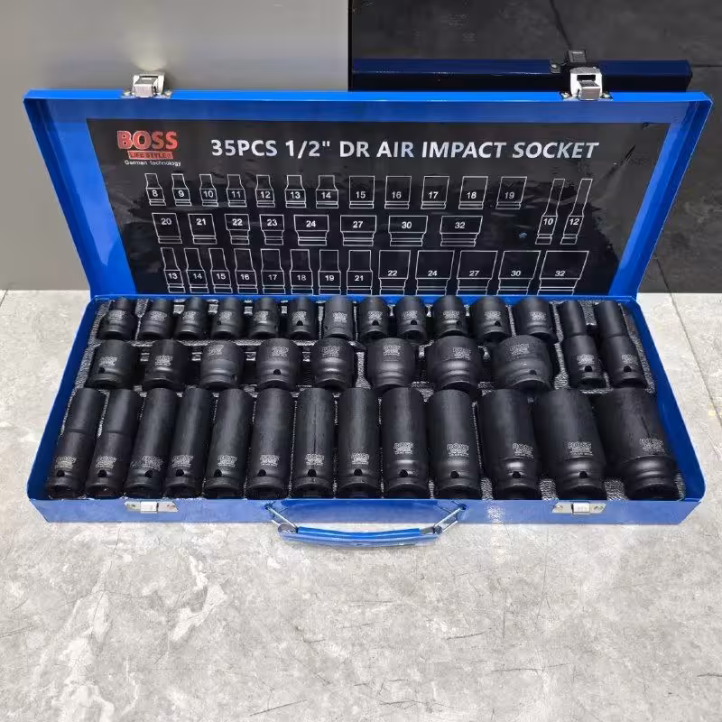 جعبه بکس 35 عددی صنعتی فشار قوی اصلی باس مدل BS-35pcs