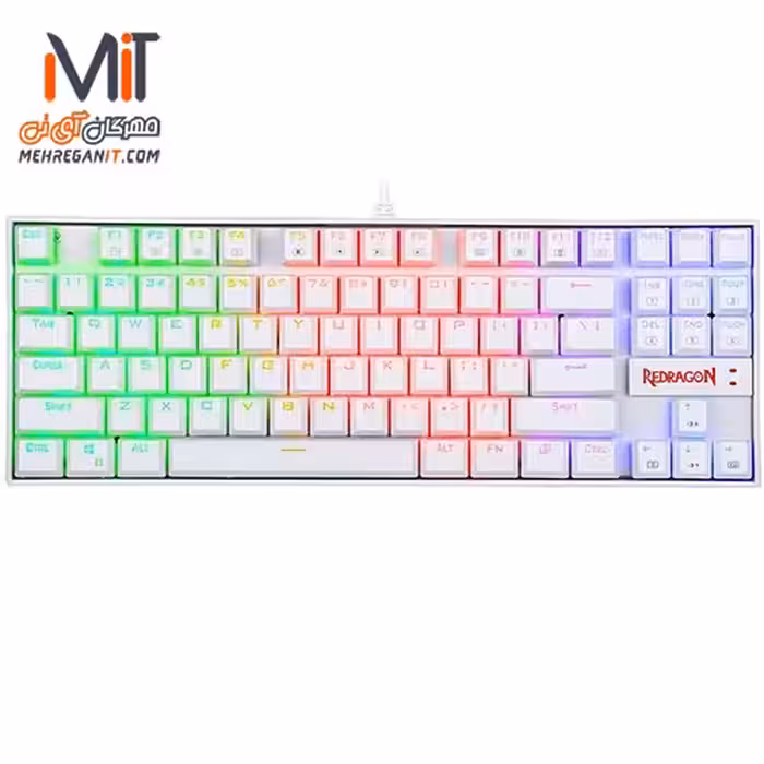 کیبورد گیمینگ ردراگون مدل   KUMARA K552  RGB White