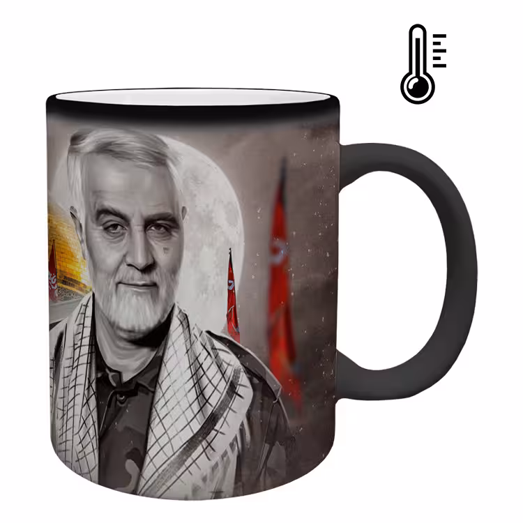 خرید ماگ-لیوان حرارتی  سردار سلیمانی کد 92