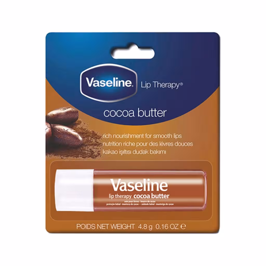 بالم لب وازلین vaseline عصاره کره کاکائو