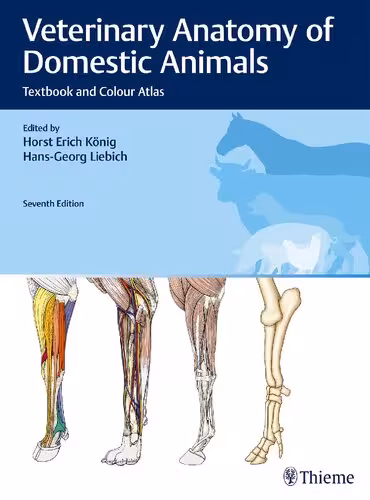خرید و دانلود نسخه کامل کتاب Veterinary Anatomy of Domestic Animals: Textbook and Colour Atlas
