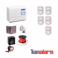 پکیج دزدگیر اماکن باسیم مدل فایروال سیم کارتی و تلفنی F10PY5