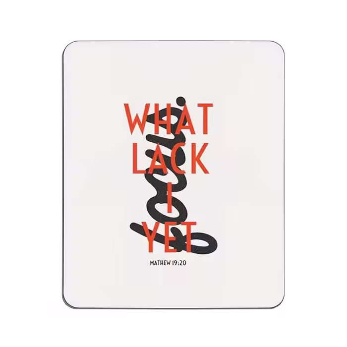 خرید و قیمت ماوس پد طرح What lack I yet کد 3330
