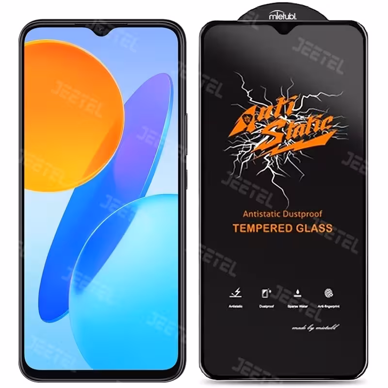 گلس آنتی استاتیک شیشه ای سامسونگ SAMSUNG A14 - M14 - F14 محافظ صفحه نمایش samsung a14 خشگیر فول آ چهارده SM-A146U A146U