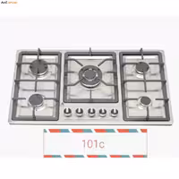 اجاق گاز صفحه ای شیشه ای دو شعله مدل توکار