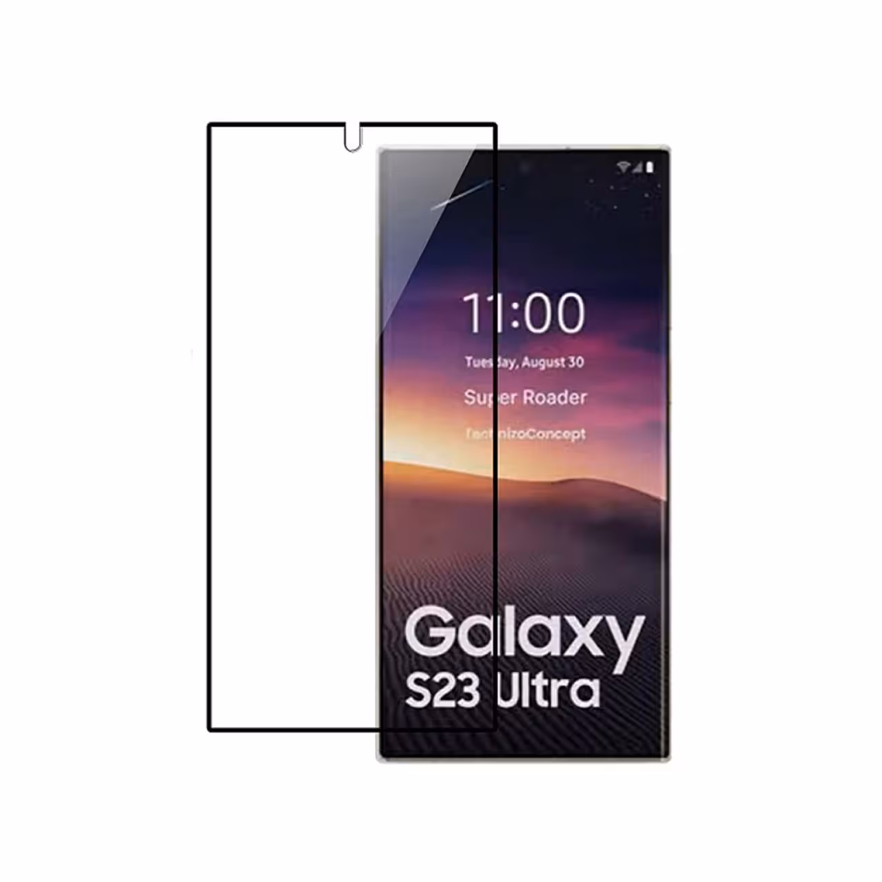 محافظ صفحه نمایش نانو پلیمر سامسونگ گلکسی اس 23 اولترا Polymer Nano Screen Protector Samsung Galaxy S23 Ultra