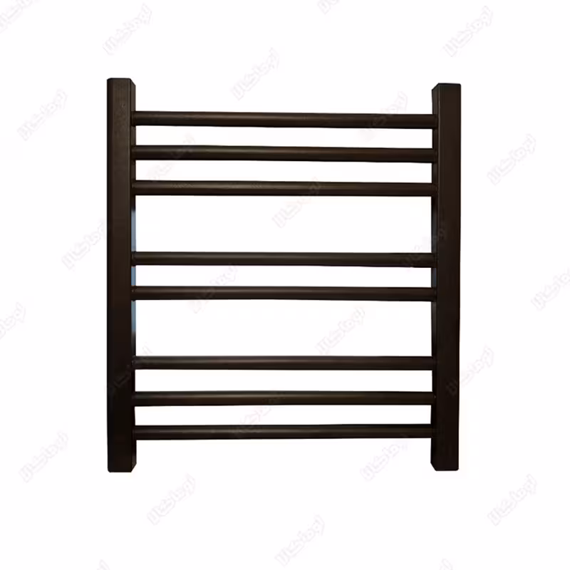 حوله خشک کن 60 استیل مشکی لوله ای