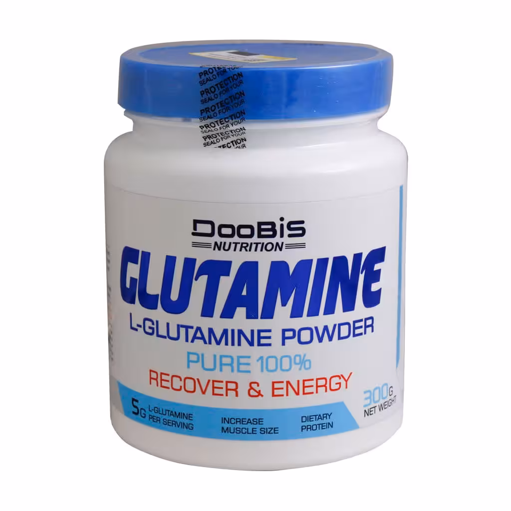 پودر گلوتامین پیور 100 درصد دوبیس 300 گرم | Doobis Glutamin Powder Pure 100%