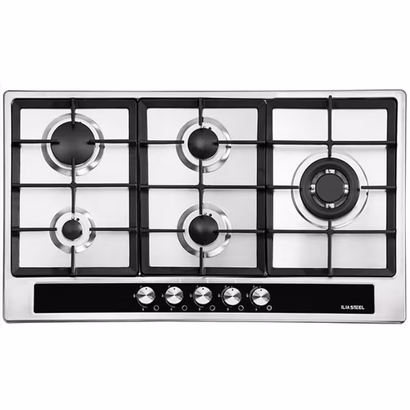 اجاق گاز صفحه ای ایلیا استیل مدل S513