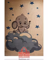 گلیم فرش ماشینی ساوین کد 4049 کرم