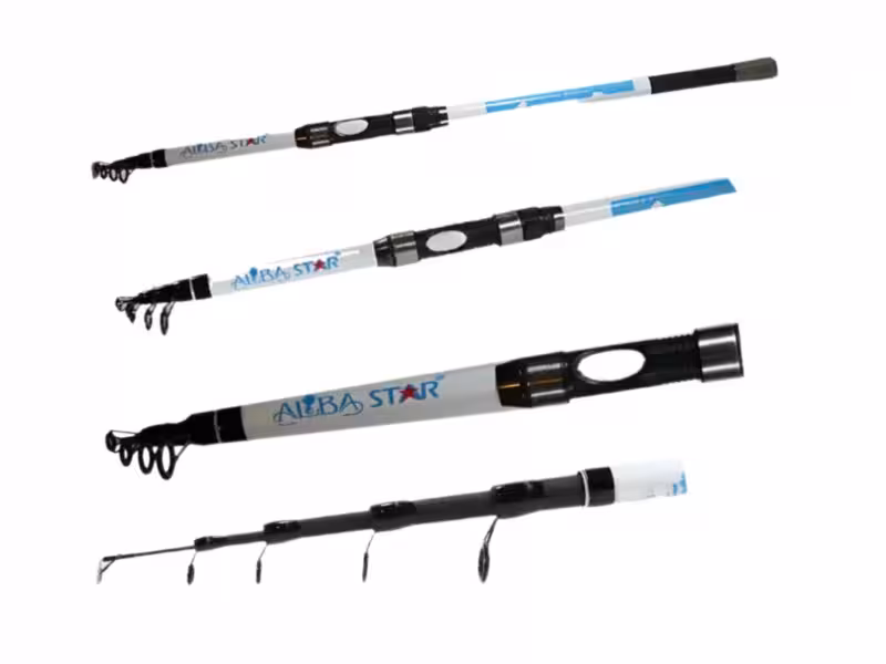 چوب ماهیگیری تلسکوپی آلبااستار مدل سوپر استرانگ 360cm