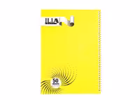 دفتر مشق 50 برگ سیمی الوان ILIA کد 70