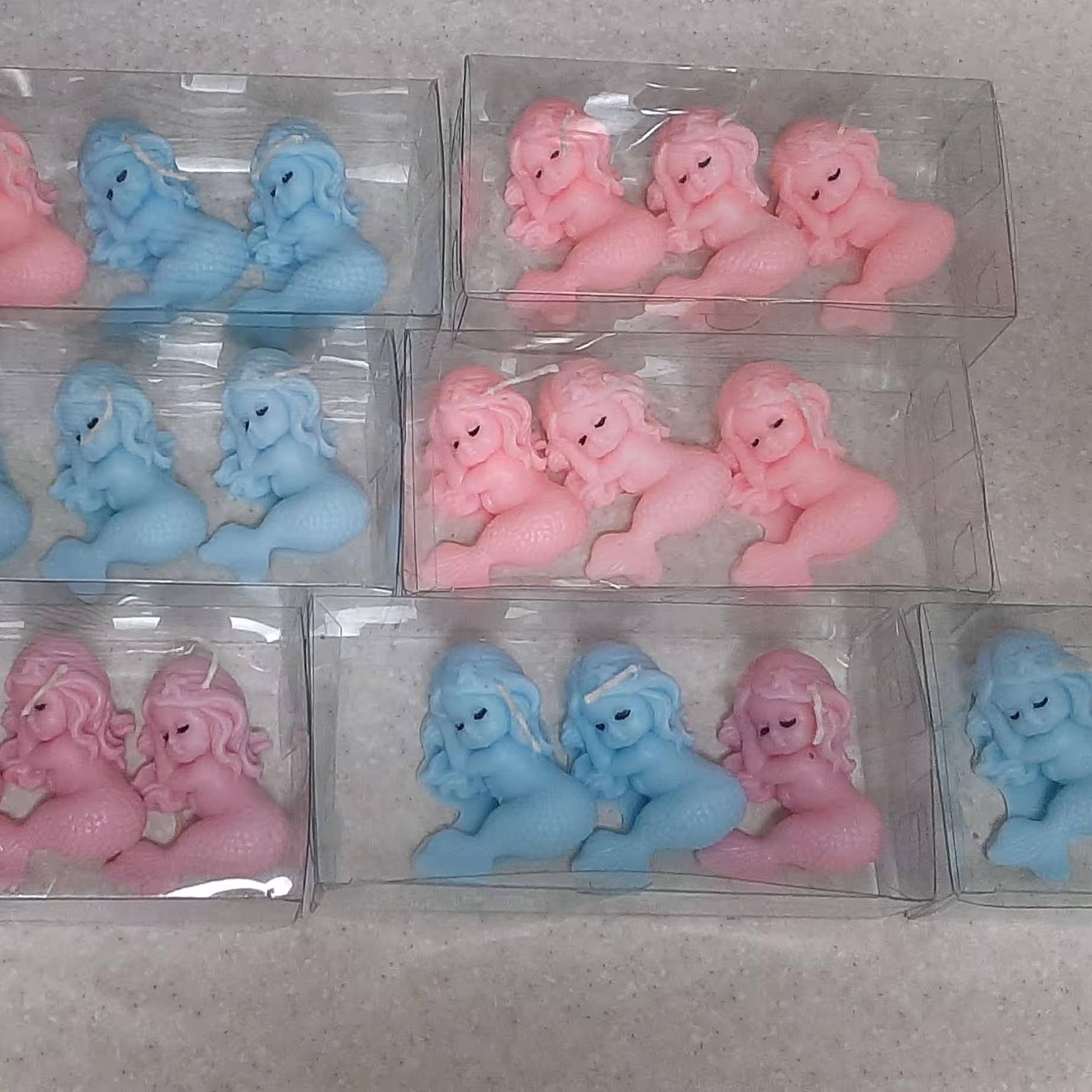 شمع پری دریایی(بسته 3تایی)