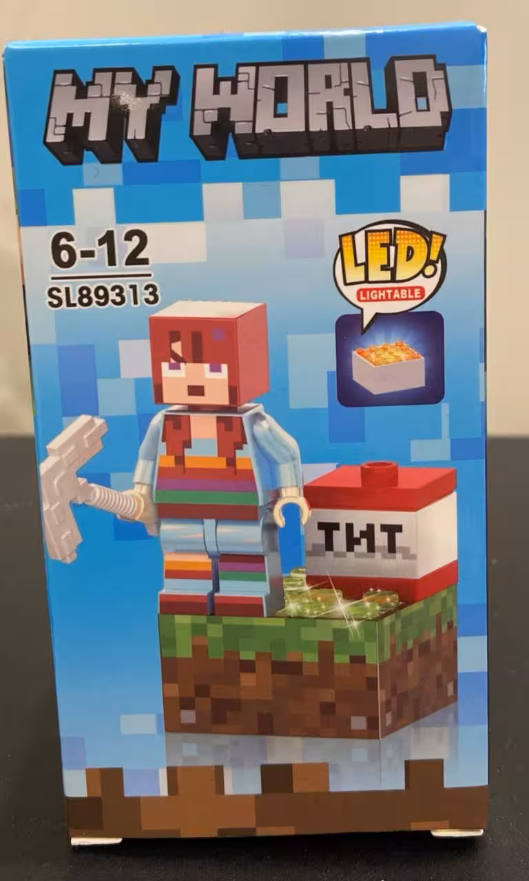 لگو ماینکرافت چراغ دار ایتم SL89313 کد 005