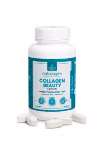 قرص کلاژن،ویتامین C و هیالورونیک اسید Naturagen - بسته 60 عددی