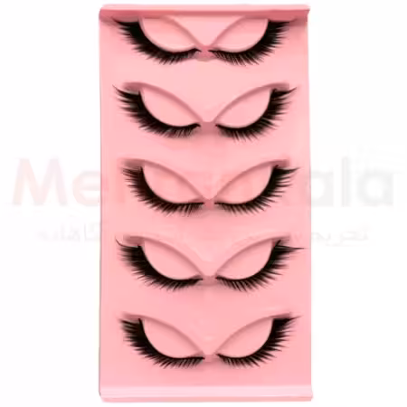 مژه مصنوعی روباهی فاکس مدل Fox Anime بسته 5 جفتی