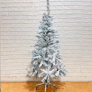 درخت کاج کریسمس 120 سانت علفی پرتراکم برف سنگین