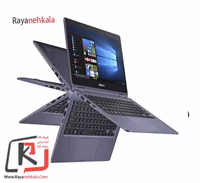 لپ تاپ 12 اینچی ایسوسASUS Vivobook TP202NA -Intel Celeron N3350-4GB-64GB- Intel HD Graphics 500