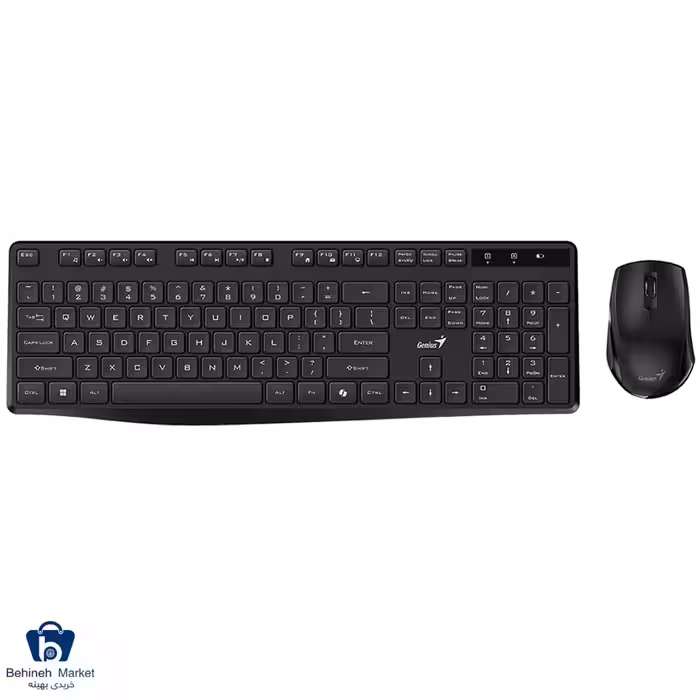 کیبورد و ماوس بی سیم جنیوس مدل KM-8206S