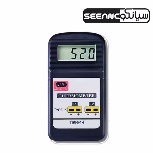 ترمومتر ,دماسنج دو کاناله مدل LUTRON TM-914C