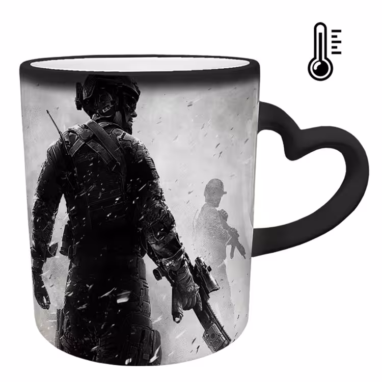 خرید ماگ-لیوان حرارتی  دسته ساده  بازی کال آف دیوتی call of duty کد 8