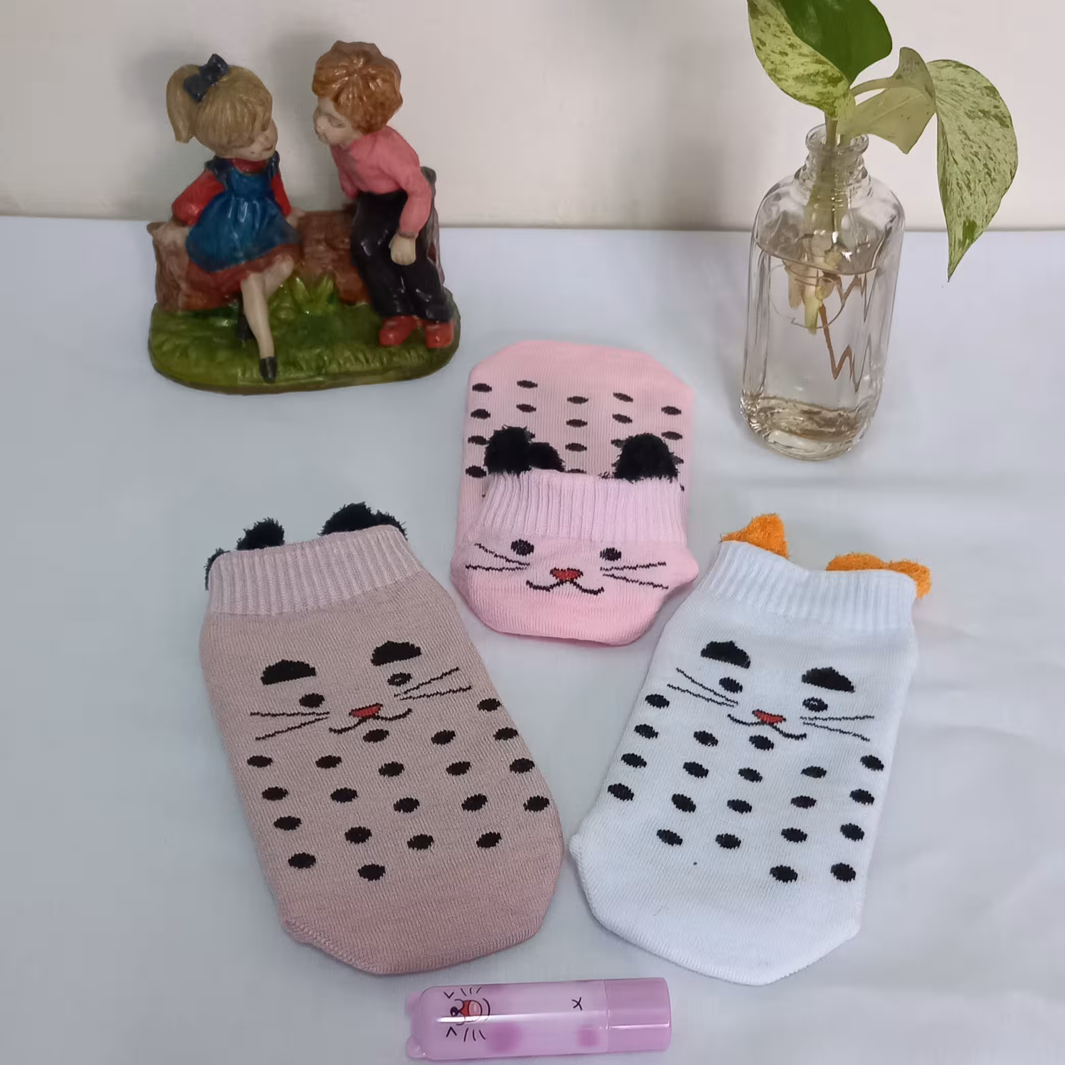 پک 3 عددی جوراب مچی گوش دار 