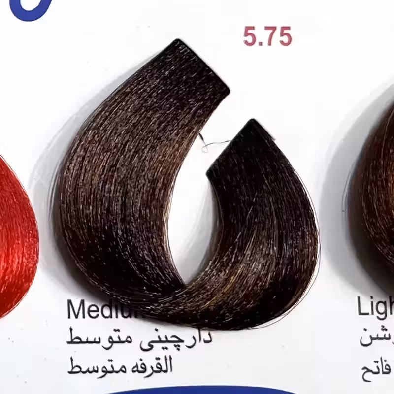 دارچینی متوسط 5.75 ،رنگ مو کم آمونیاک پیلون ویک عدد اکسیدان | amazonchi