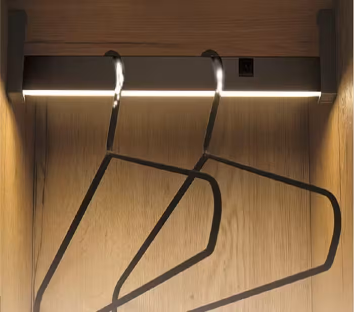 چراغ LED رگال لباس مستطیلی با سنسور عرض 120 سانتیمتر فانتونی کد N615