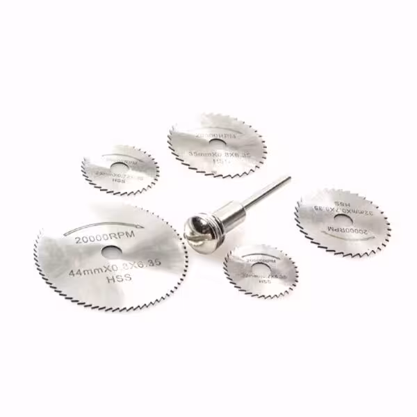 پک فرز 5عددی HSS مناسب برای برش صفحات فلزی