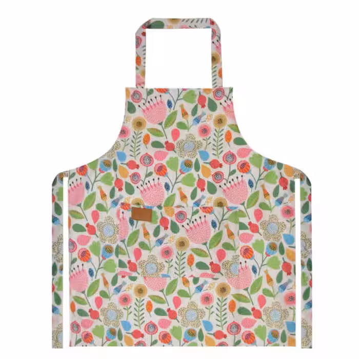 روشنا پیشبند طرح گل و برگ فانتزی