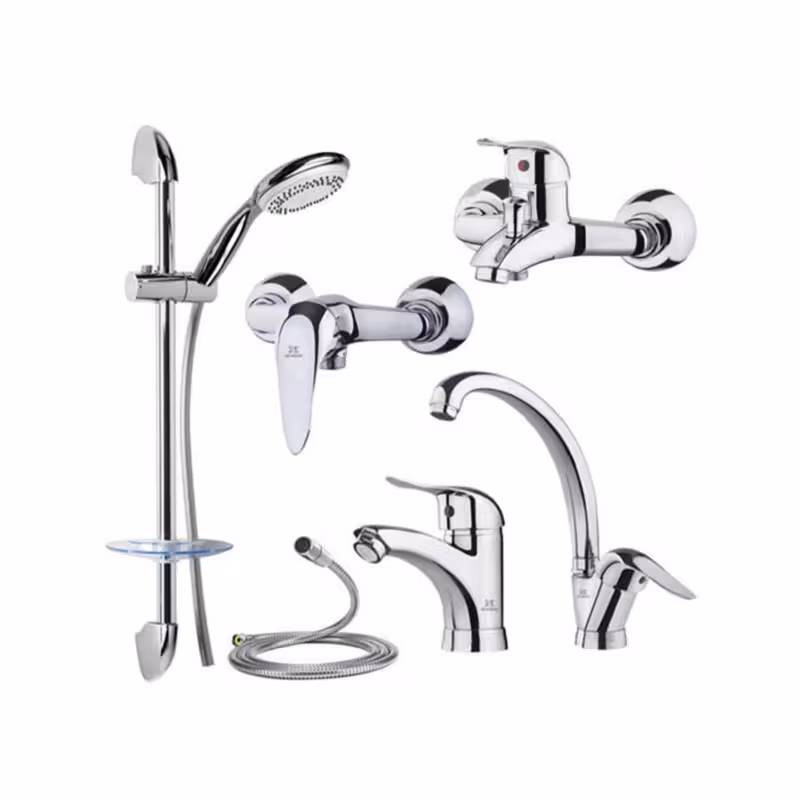 ست شیرآلات شادان مدل FR-6X مجموعه 6 عددی