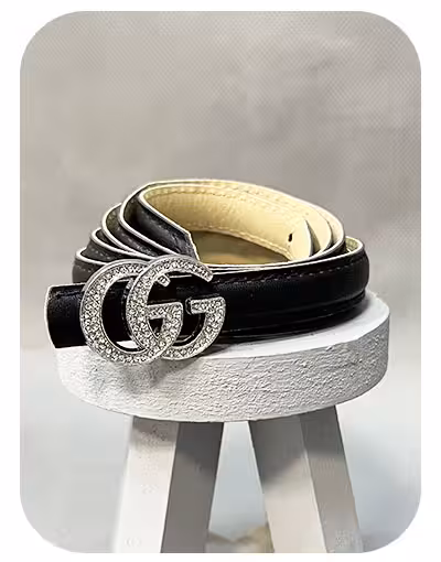 کمربند سگک نگینی کد 3461