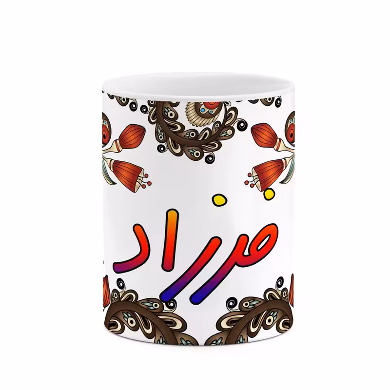 خرید ماگ-لیوان    اسم فرزاد  سنتی گل و بته کد mgh46362