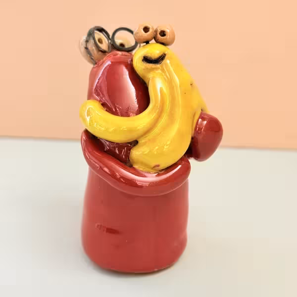 مجسمه سفالی نادان ها طرح سه