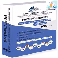 Physiotherapist Exam Book Prometric Questions MCQ 2023