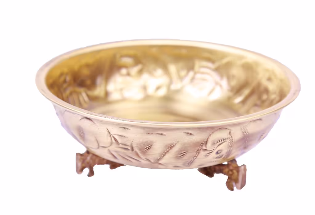 جام آنتیک قلم کاری