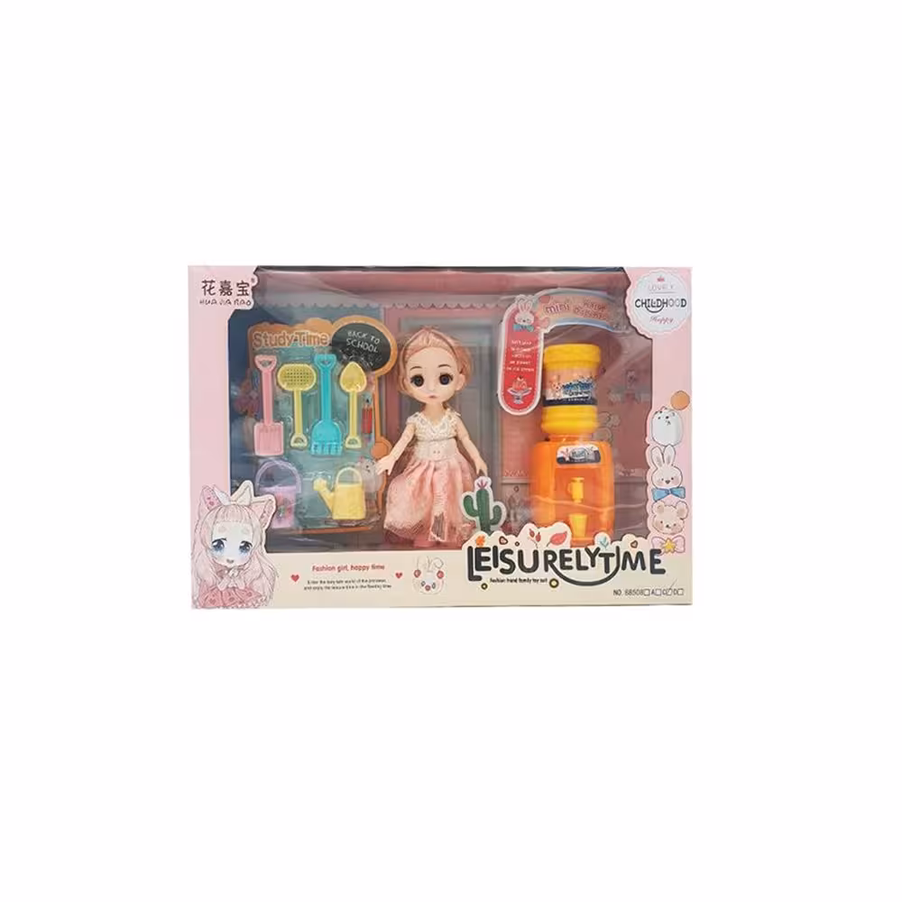 عروسک چشم تیله ای با وسایل کد 88508