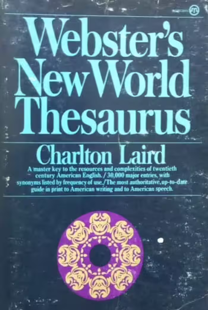 Webster's New World Thesaurus | Charlton Grant Laird