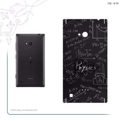 برچسب پوششی ماهوت مدل Physics Science مناسب برای گوشی موبایل نوکیا Lumia 720