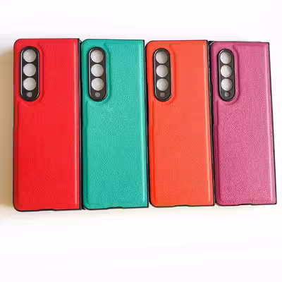 کاور مدل leather03 مناسب برای گوشی موبایل سامسونگ Galaxy Z Fold 3