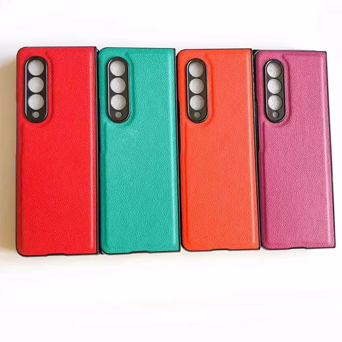 کاور مدل leather03 مناسب برای گوشی موبایل سامسونگ Galaxy Z Fold 3