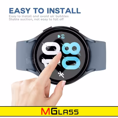 محافظ صفحه نمایش شیشه‌ای ام گلس مدل SH-MG مناسب برای ساعت هوشمند امازفیت T-Rex 2 بسته سه عددی