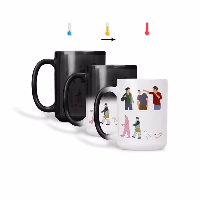 ماگ حرارتی طرح اسم پولاد مدل فرندز Friends 