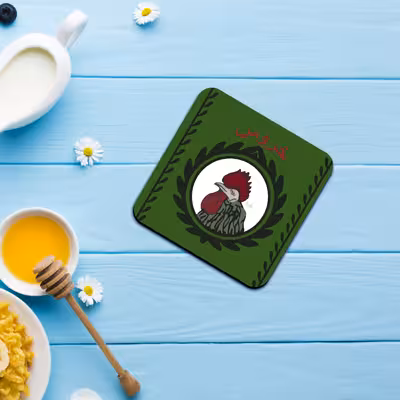 زیر لیوانی لوکسینو مدل آدامس خروس نشان