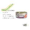 کنسرو غذای گربه دنتالایت مدل TUNA SALMON وزن 80 گرم بسته 6 عددی