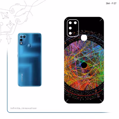 برچسب پوششی ماهوت مدل Mathematical Geometric Shape 2 مناسب برای گوشی موبایل اینفینیکس Hot 10 Play