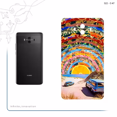 برچسب پوششی ماهوت مدل Collage of Orange Sky مناسب برای گوشی موبایل هوآوی Mate 10