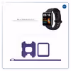 برچسب ماهوت طرح Matte-BlueBerry مناسب برای ساعت هوشمند شیائومی Redmi Watch 2 Lite