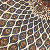رومیزی قلمکار ممتاز اصفهان اثر عطريان طرح شیخ لطف اله مدل G122 سایز 120*120 سانتی متر