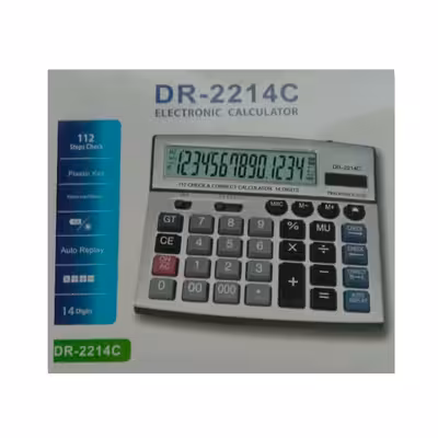 ماشین حساب مدل DR-2214C کد UN